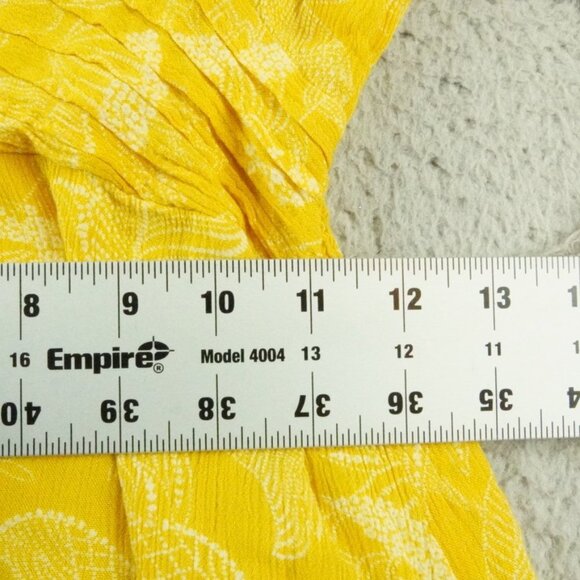 Urban Outfitters Talia Tie Sleeve Mini Dress Womens Small Runch Waist Summer - Picture 9 of 14